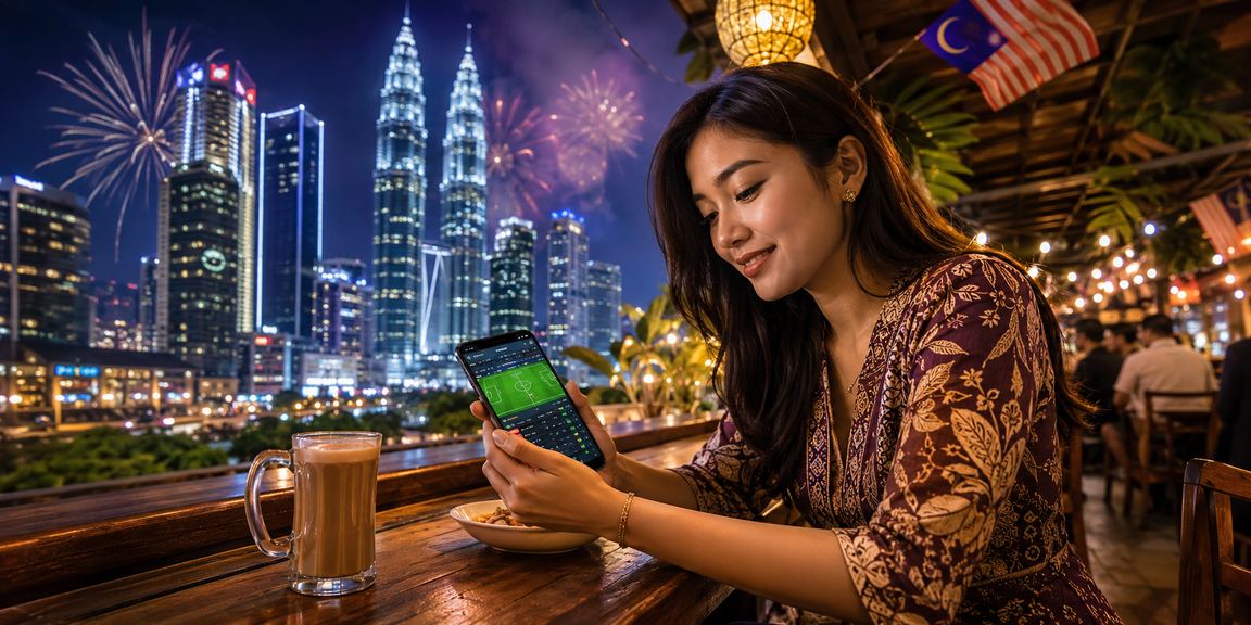 Pertaruhan sukan Kuala Lumpur melalui telefon bergaya Melayu dengan antara muka moden