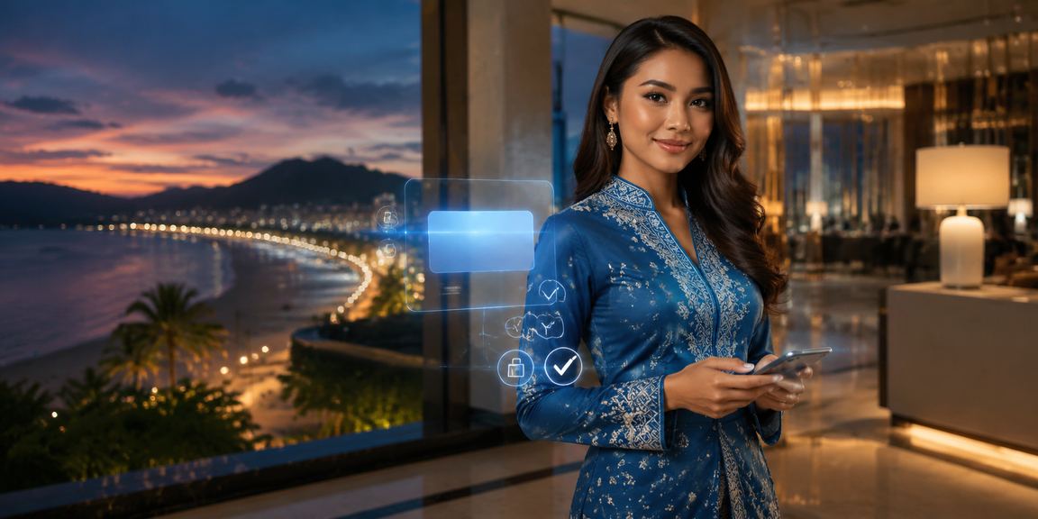 Bonus VIP Penang berpakaian baju kurung menggambarkan ganjaran eksklusif lx600